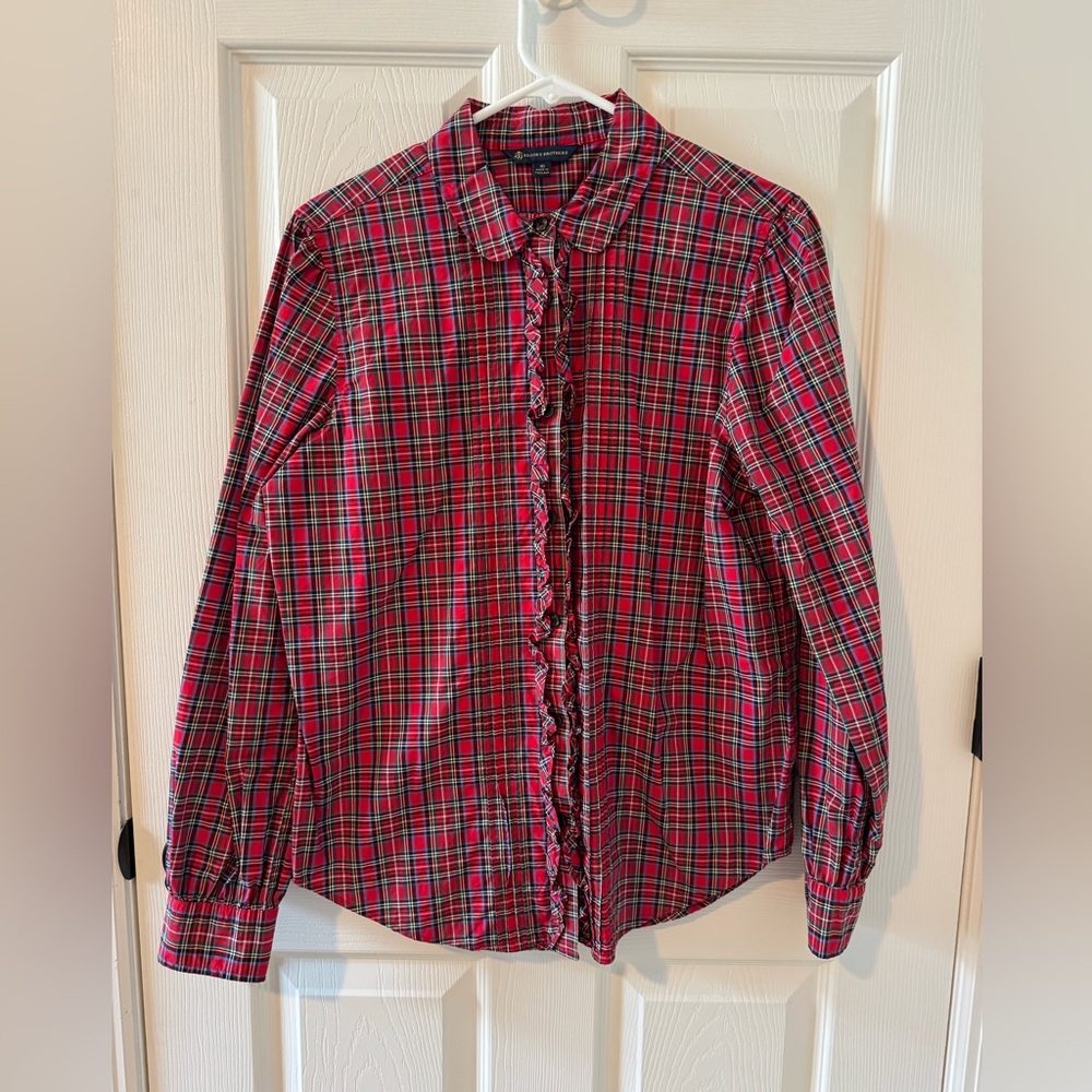 Brooks Brothers Red Plaid Kids Shirt